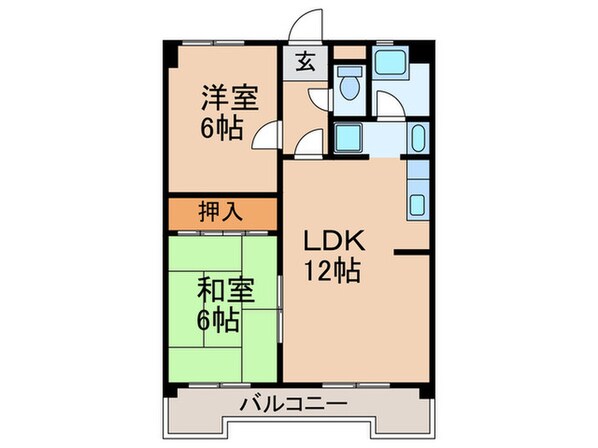 メゾンマエダの物件間取画像